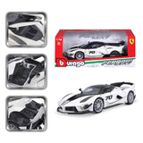 18-16012 #70 -  1:18 - Bburago Ferrari Race & Play -  FXX K EVO - Bianco