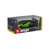 *18-28017 Bburago Race - Lamborghini Essenza SCV12 #63, verde - 1:24