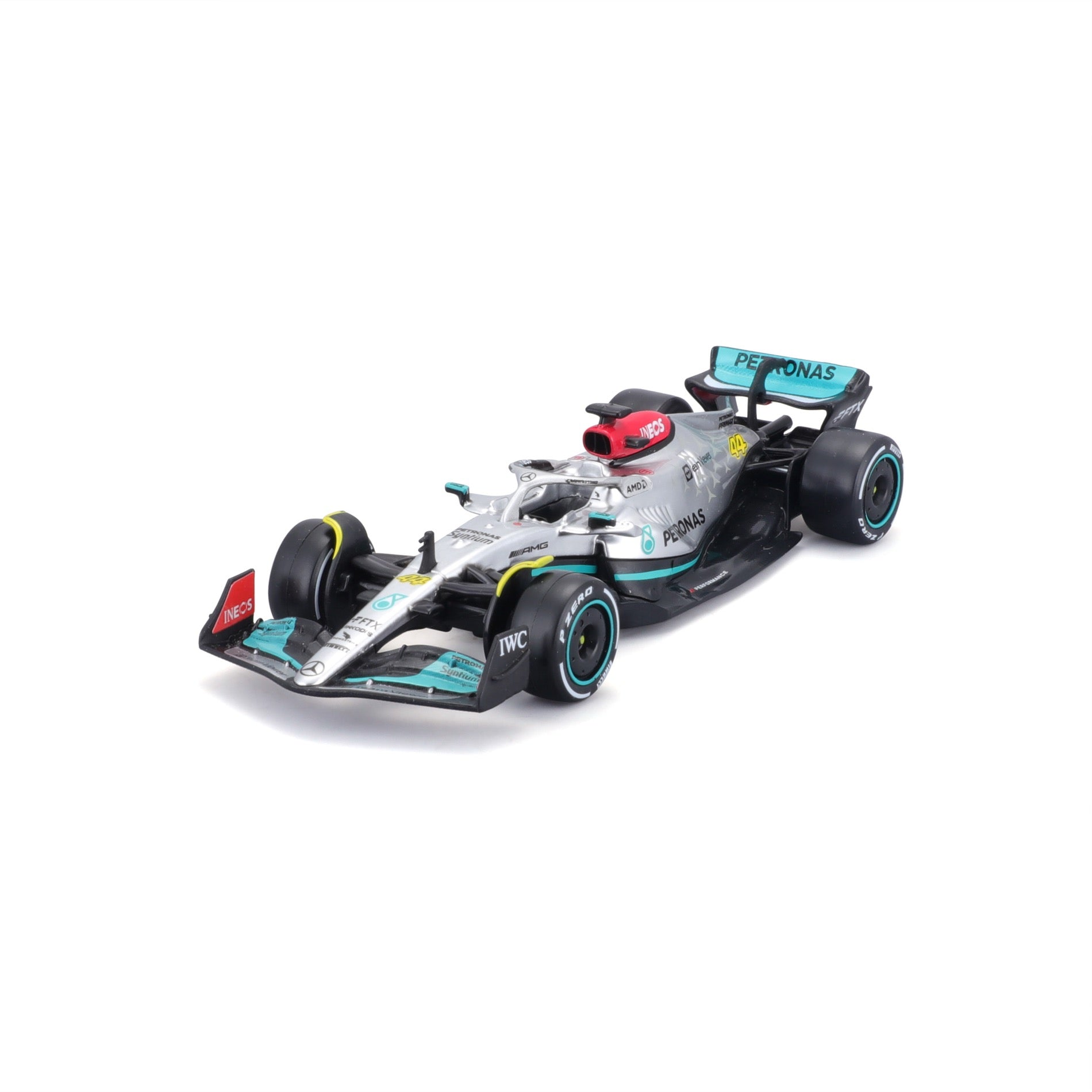 18-38065 (#44) - Bburago - 1:43 - RACE F1 - MERCEDES F1 W13 E Perform