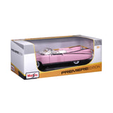 10-36813  Bburago Maisto - 1959 Cadillac Eldorado Biarritz  -  1:18 - rosa