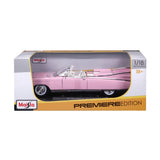 10-36813  Bburago Maisto - 1959 Cadillac Eldorado Biarritz  -  1:18 - rosa