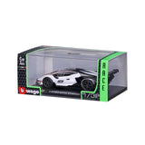 18-41167 - Bburago - 1:32 - Race  - Lamborghini Essenza SCV12 - #12 Bianca/Nera