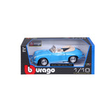 18-12025 - Bburago - 1:18 - Porsche 356B Cabriolet (1961)- Blu