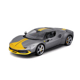 18-16017 GY - Bburago - 1:18 - Ferrari  R&P - 296 GTB Assetto Fiorano grigio