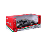 18-16017 GY - Bburago - 1:18 - Ferrari  R&P - 296 GTB Assetto Fiorano grigio