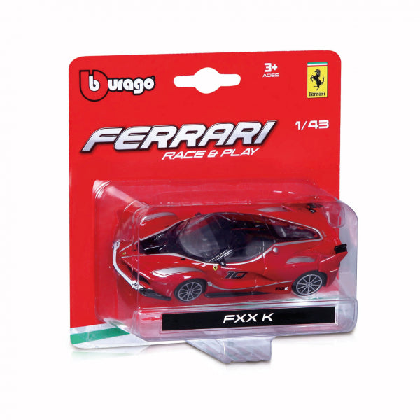 18-36001 Bburago 1:43 Ferrari R&P,  Card follow "2023 Q - modello casuale