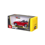18-21083 Bburago - Fiat 124 Spider, rossa - Scala 1:24