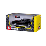 18-21093 Bburago - Ford Capri GT (1982), nera - Scala 1:24