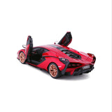 * 18-21099 RD Bburago - Lamborghini Sian FKP 37, rossa - Scala 1:24