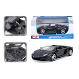 10-31504 Bburago Maisto - Lamborghini Aventador LP 700-4 Roadster, nera - 1:24