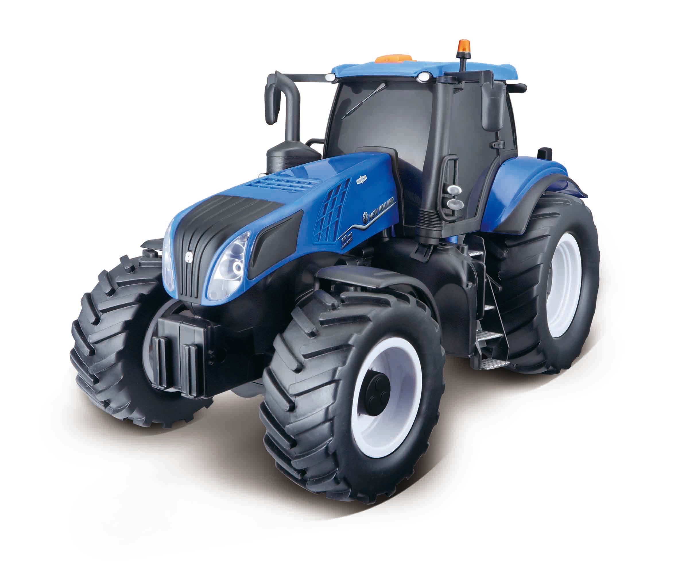10-82231 - Bburago Maisto - 12" Luci e suo Camion da lavoro - New Holland T8.435