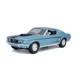 10-31167 Bburago Maisto 1:18 - Ford Mustang GT Cobra Jet FB 1968 Blu Met.