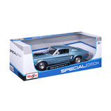 10-31167 Bburago Maisto 1:18 - Ford Mustang GT Cobra Jet FB 1968 Blu Met.