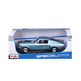 10-31167 Bburago Maisto 1:18 - Ford Mustang GT Cobra Jet FB 1968 Blu Met.