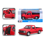 10-32901 RD Bburago Maisto 1:24 - 1993 Chevrolet 454 SS Pick-up Rossa