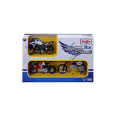 *32414 Bburago Maisto - Gift Pack con 3 moto - Scala 1:18
