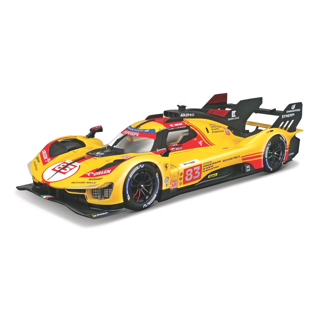 *18-16304 Bburago Racing - Ferrari 499P #83 - 24h Le Mans Champion - 1:18