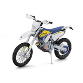 20-16921 Bburago Maisto - Husqvarna FE 501, blu e bianca - Scala 1:12