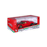 18-16018 Bburago Ferrari Race&Play - Ferrari 296 GTB, rossa - Scala 1:18