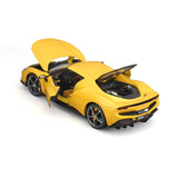 18-16018 Bburago Ferrari Race&Play - Ferrari 296 GTB, gialla - Scala 1:18