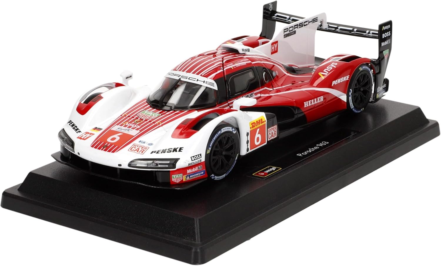 * 18-28042 Bburago Race  Porsche Penske 963 #6 1:24