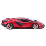 18-21102 RD Bburago - Lamborghini Sian FKP 37, rossa - Scala 1:24