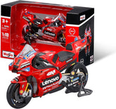 * 34398 Bburago Maisto Ducati Lenovo Team 2024 Bagnaia 1:18 MotoGP Ufficiale