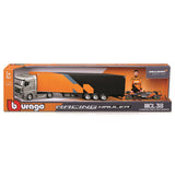 *18-38401 Bburago Bburago McLaren Semi Truck + MCL38 #4 Norris 1:43 F1 2024