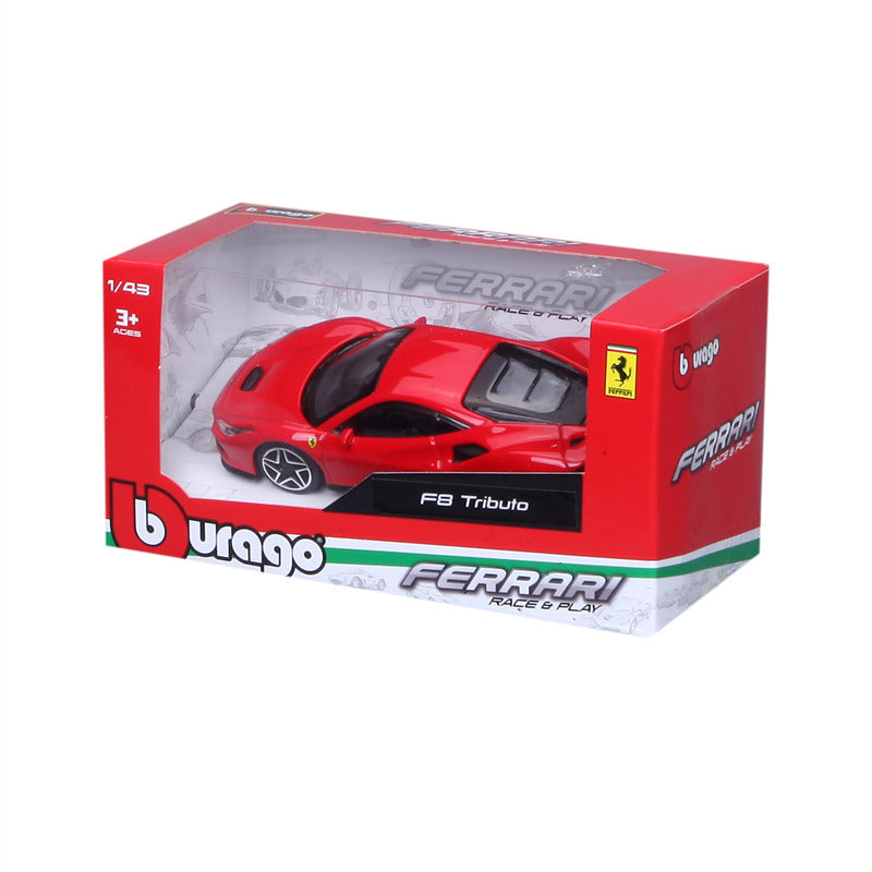 18-36054 Bburago Ferrari CDU F8 TRIBUTO Race+Play  - 1:43