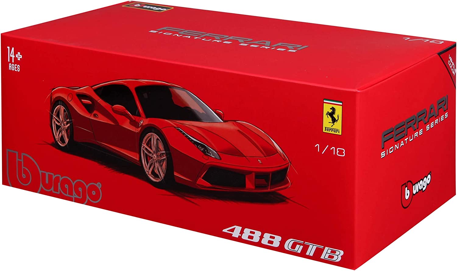 390587.004 - Bburago Ferrari 488 GTB  SIGNATURE - 1:18