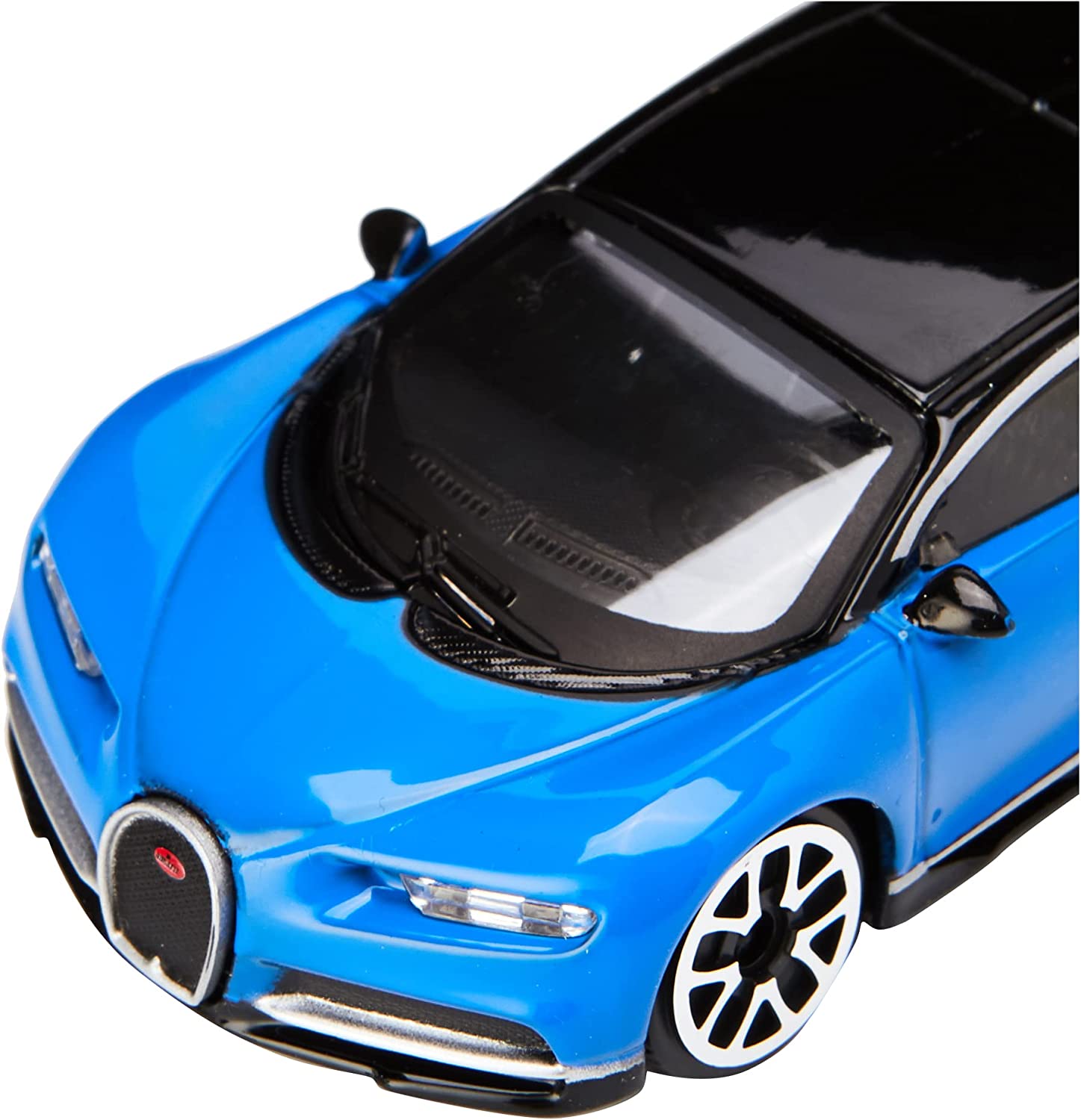 18-30348 - Bburago STREET FIRE  Bugatti Chiron blu 1:43 -