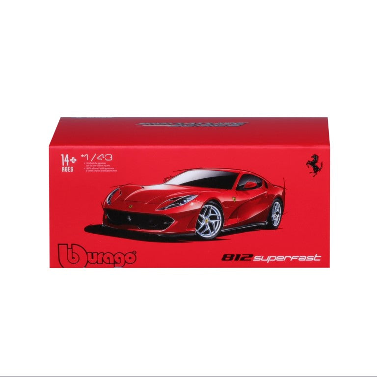 18-36908 - Bburago - 1:43 - Ferrari  Signature - 812 Superfast - Rossa