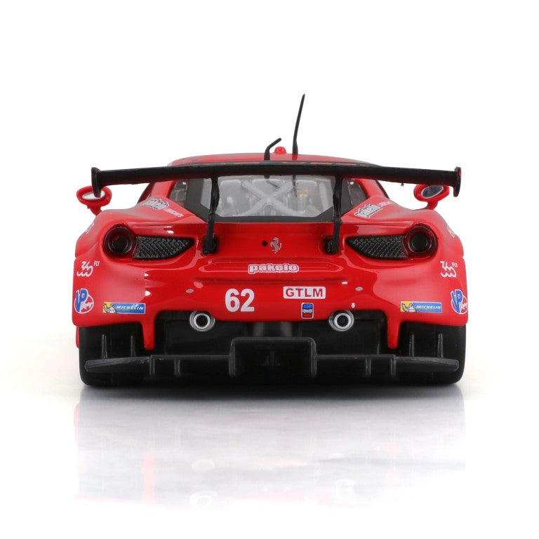 18-36301 - Bburago - 1:43 - Ferrari Racing - 488 GTE 2017 - #62 Rossa