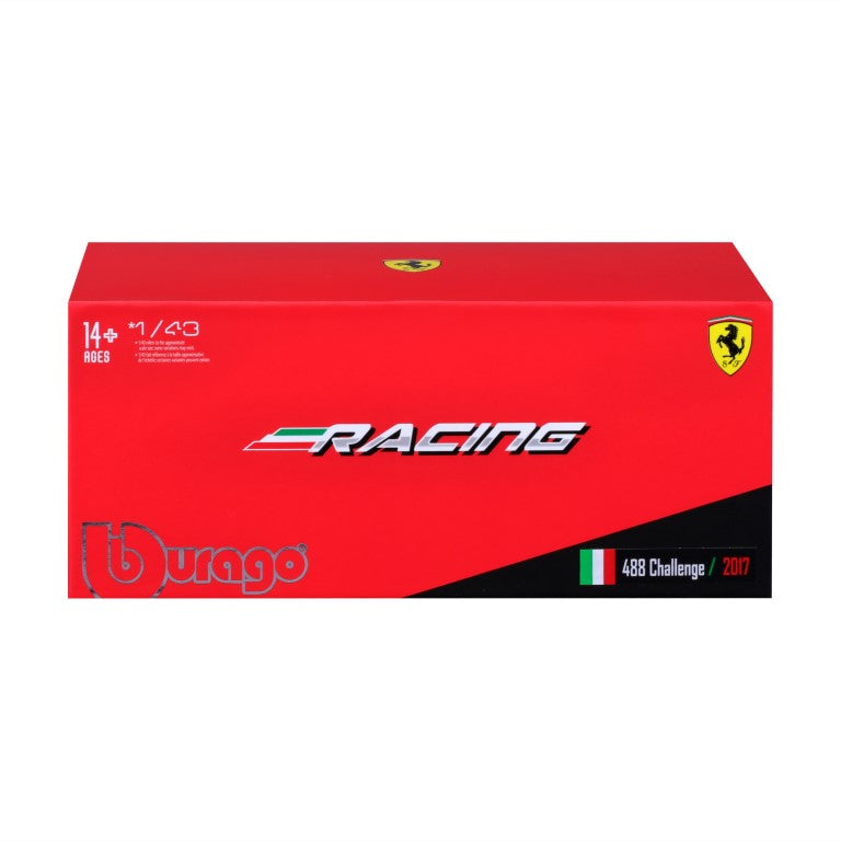 18-36306 - Bburago - 1:43 - Ferrari Racing - 488 Challenge - #1 Gialla