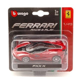 18-36024- Bburago Ferrari CDU FXXK Race +Play  1:43