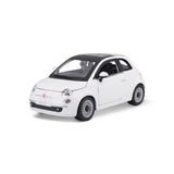 18-22106 Bburago - Fiat 500 (2007), bianca - Scala 1:24