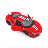 * 18-26026 RD Bburago Ferrari R&P - Ferrari 488 Pista, rossa - Scala 1:24