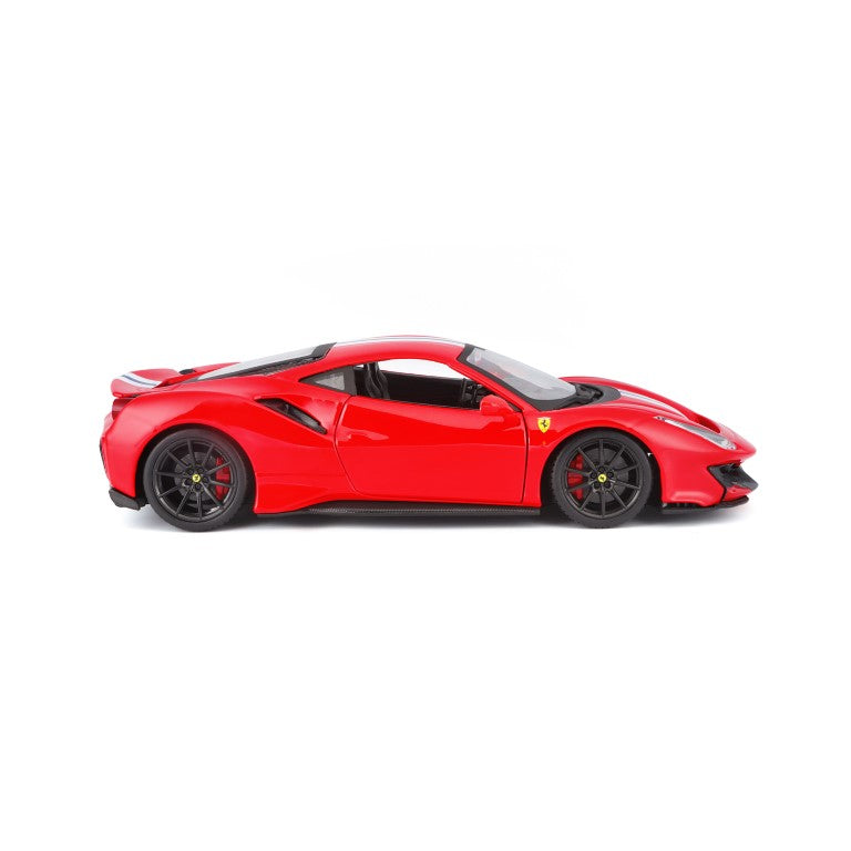 * 18-26026 RD Bburago Ferrari R&P - Ferrari 488 Pista, rossa - Scala 1:24