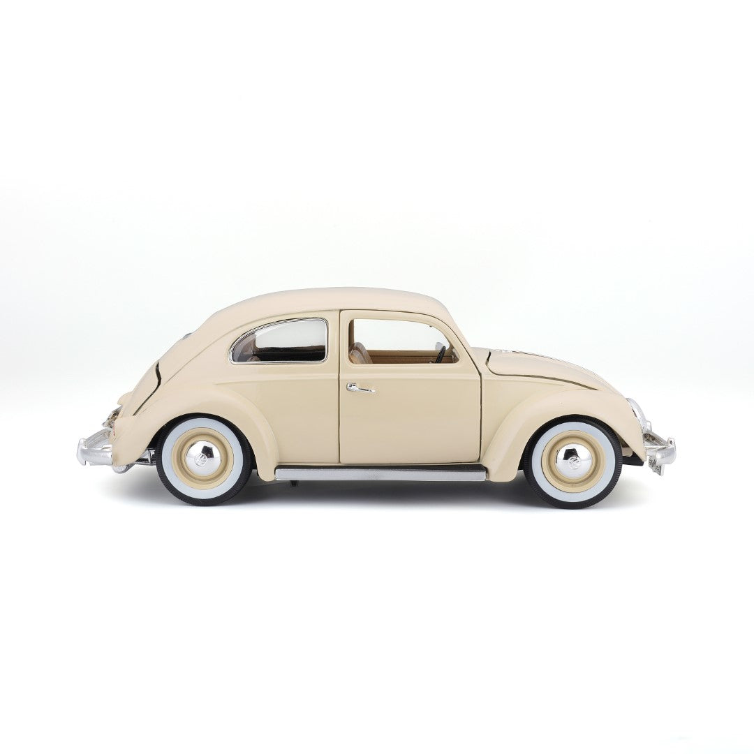 18-12029 CM Bburago - Volkswagen Kafer-Beetle (1955), beige - 1:18