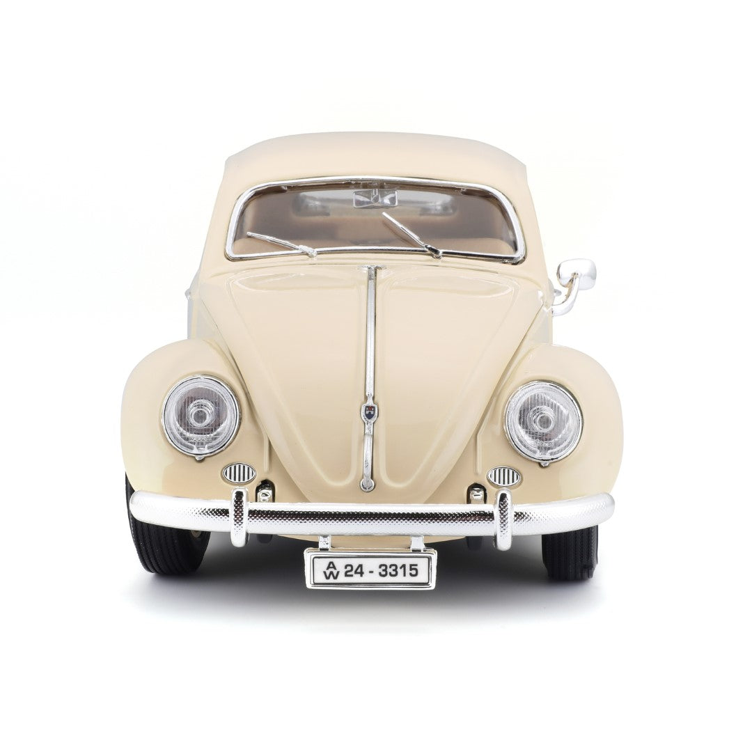 18-12029 CM Bburago - Volkswagen Kafer-Beetle (1955), beige - 1:18