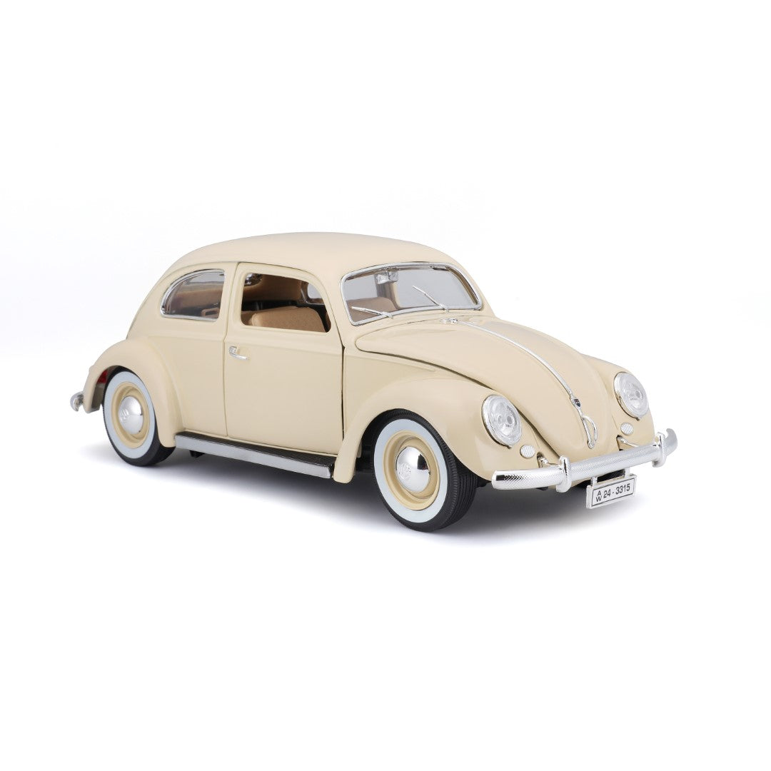 18-12029 CM Bburago - Volkswagen Kafer-Beetle (1955), beige - 1:18