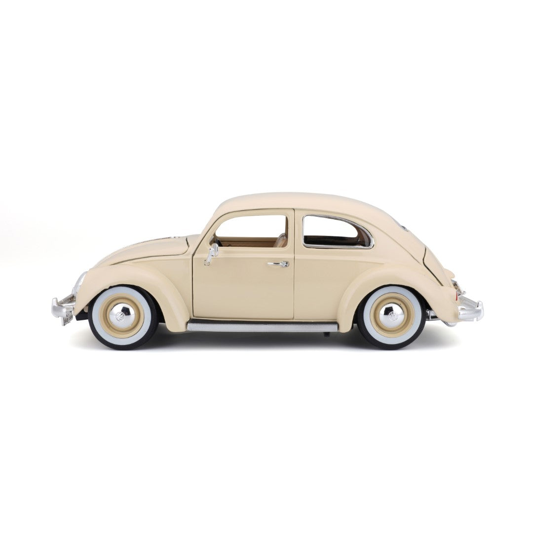 18-12029 CM Bburago - Volkswagen Kafer-Beetle (1955), beige - 1:18