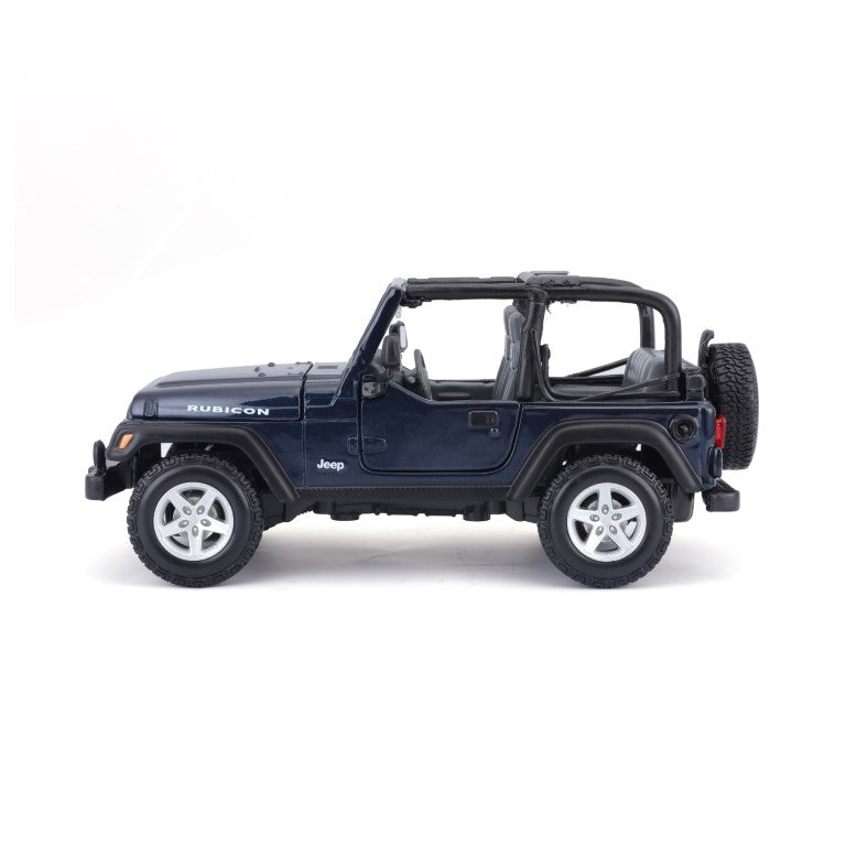 10-31245 - Bburago Maisto - 1:27 - Jeep Wrangler Rubicon - Blu Metallizzato