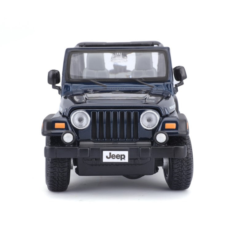 10-31245 - Bburago Maisto - 1:27 - Jeep Wrangler Rubicon - Blu Metallizzato