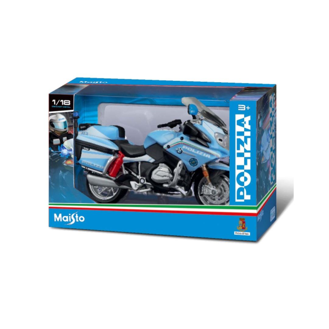 10-34306 (20-15953) Bburago Maisto - BMW R1200 RT Polizia - 1:18