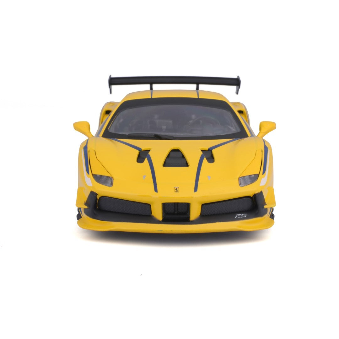 18-26307 Bburago Ferrari Racing - Ferrari 488 Challenge, gialla - 1:24