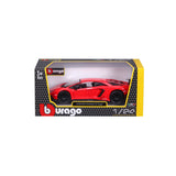 18-21079 Bburago - Lamborghini Aventador SV Coupé Red - 1:24