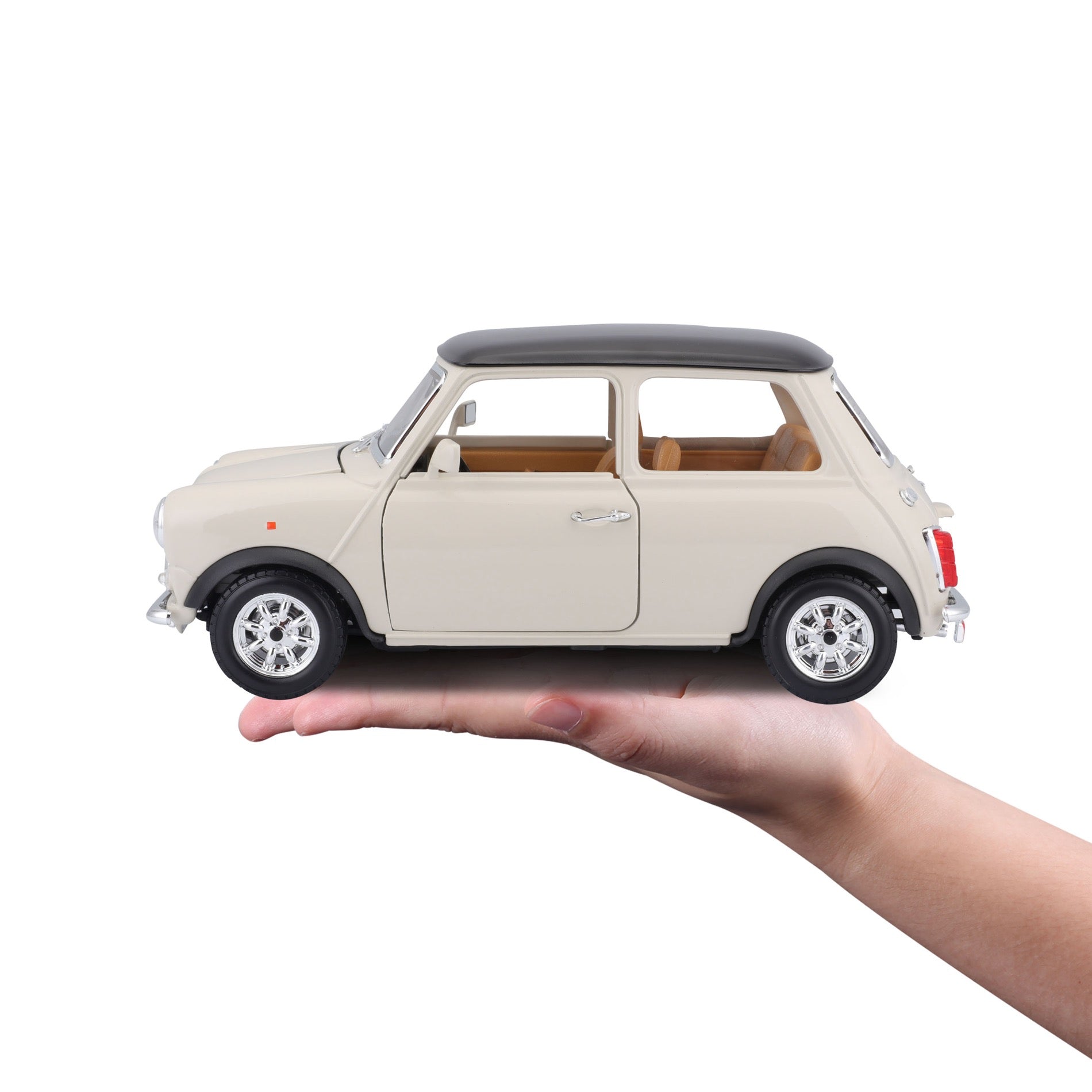 Voiture miniature Mini Cooper - Burago - Label Emmaüs