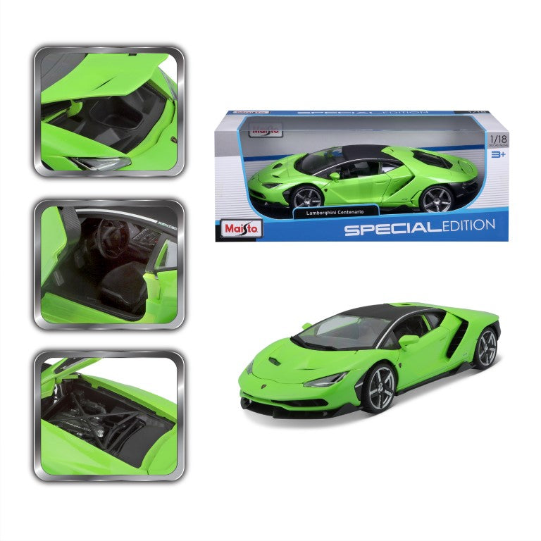 10-31386 Bburago Maisto - Lamborghini Centenario, verde - Scala 1:18