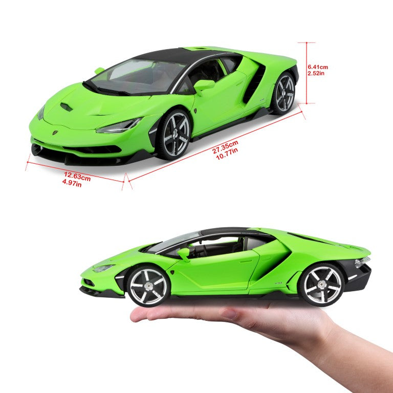 10-31386 Bburago Maisto - Lamborghini Centenario, verde - Scala 1:18
